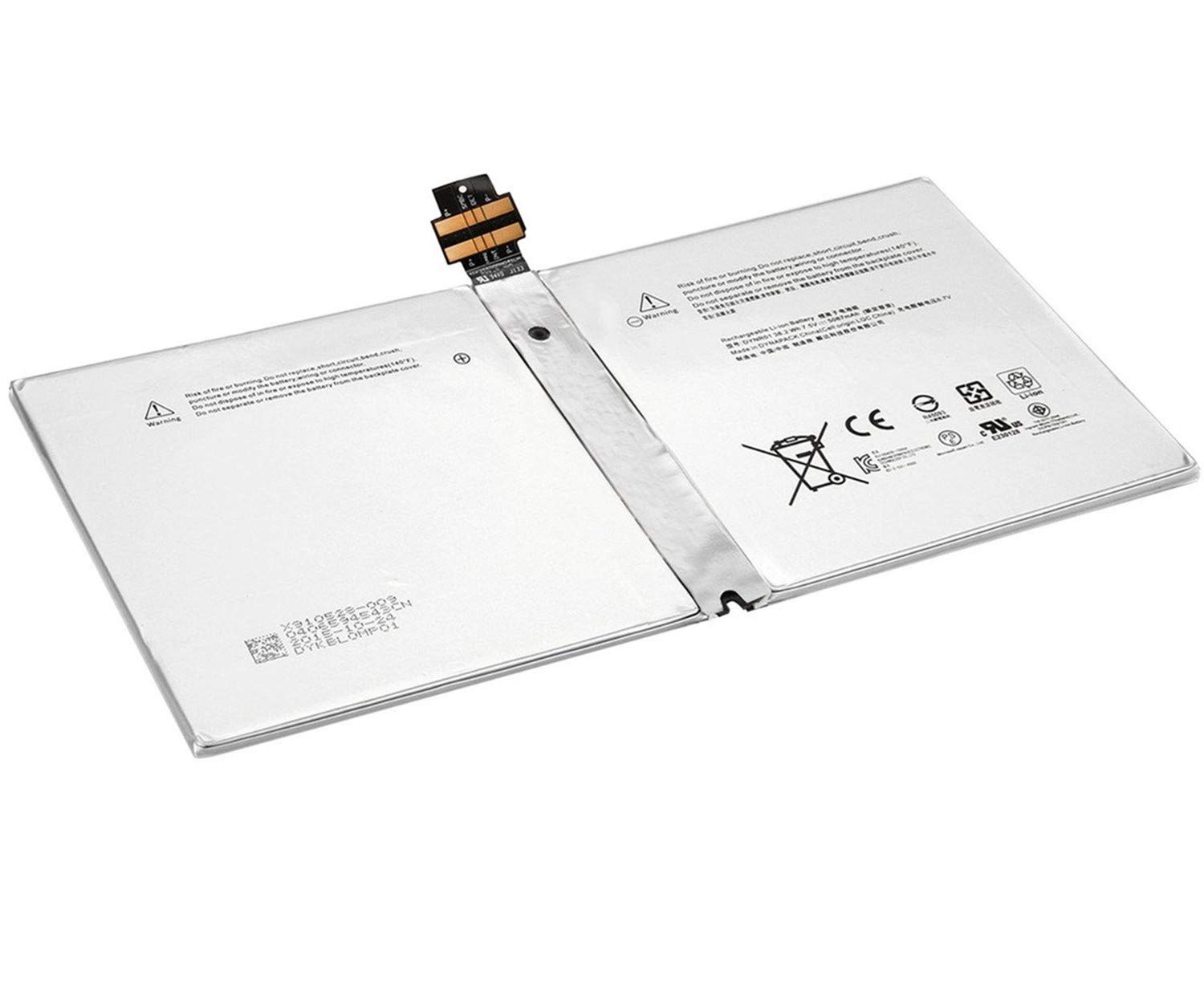 DYNR01 G3HTA027H Tablet Battery Replacement for Microsoft Surface Pro 4 1724 Series(7.5V 5087mAh 38.2Wh)
