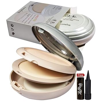 Mars Collagen Powder BB Light Beige 01 Compact With Free LaPerla Kajal