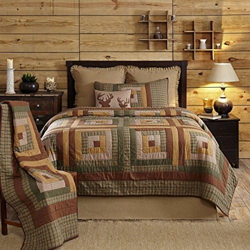 Tallmadge King Quilt Bundle - 4 Piece Set. Set Contents: 1 King Quilt (95 x 105), 2 Luxury Shams (21 x 37), 1 King Bed Skirt (80 x 78)