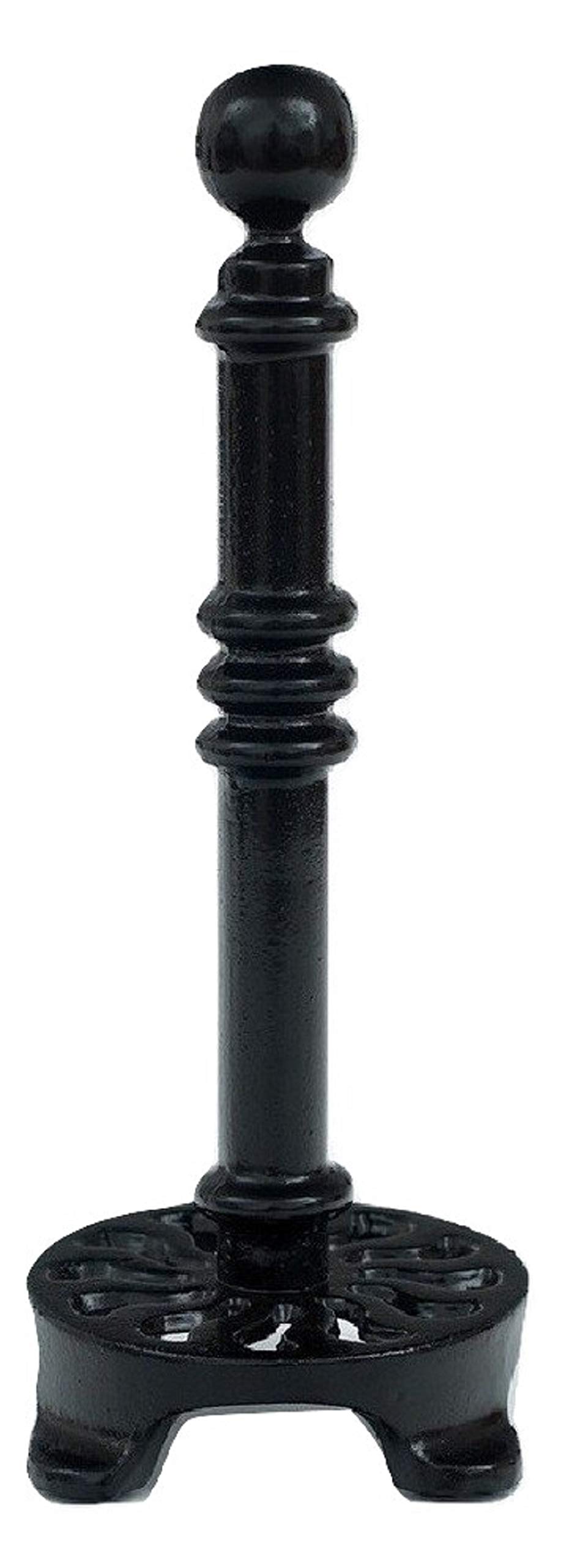 Robert Welch Kitchen Roll Holder - Black, 12x12x31.5 cm