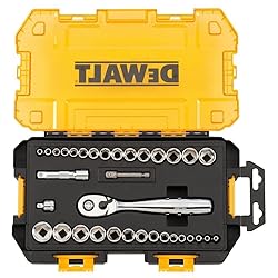 DEWALT Socket Set, 1/4-Inch & 3/8-Inch