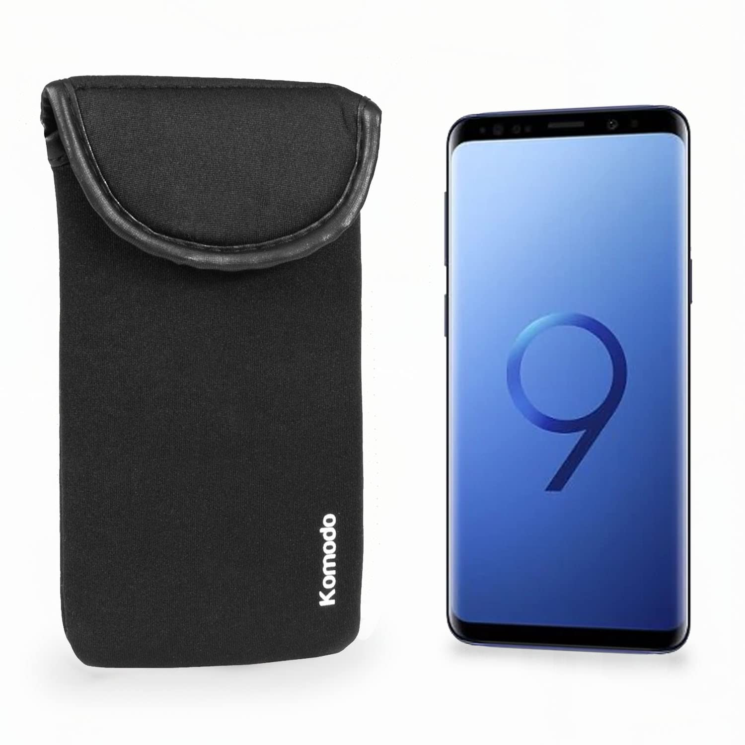 KOMODO Neoprene Phone Case for Samsung Galaxy Smartphone Padded Cover Sock Pouch (Galaxy S9) โ image 1