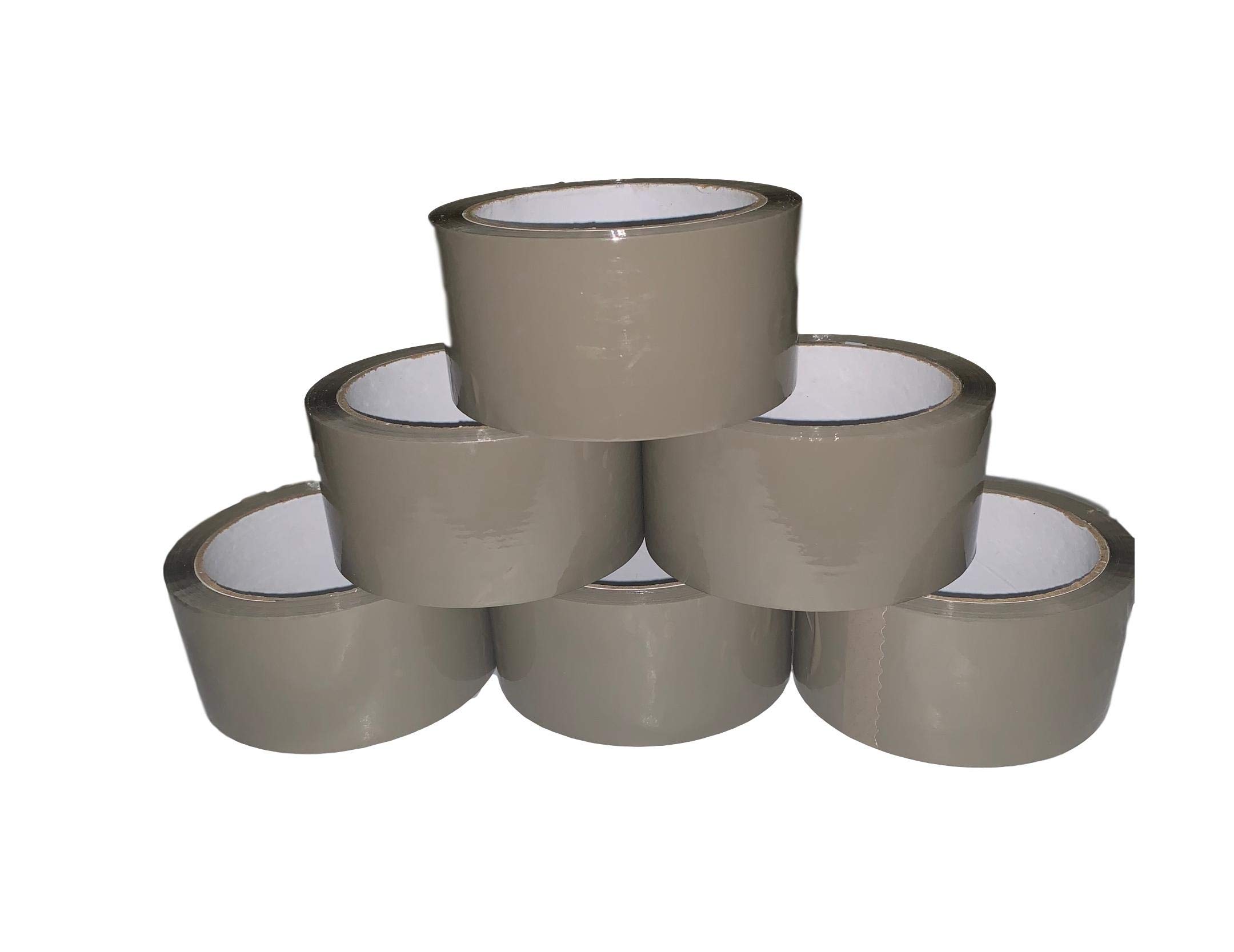 Packitsafe 12 Rolls Brown Tape for Parcels, Boxes, Packaging, 48mm Wide, 66m Long. Strong Sticky Packing Tape Buff