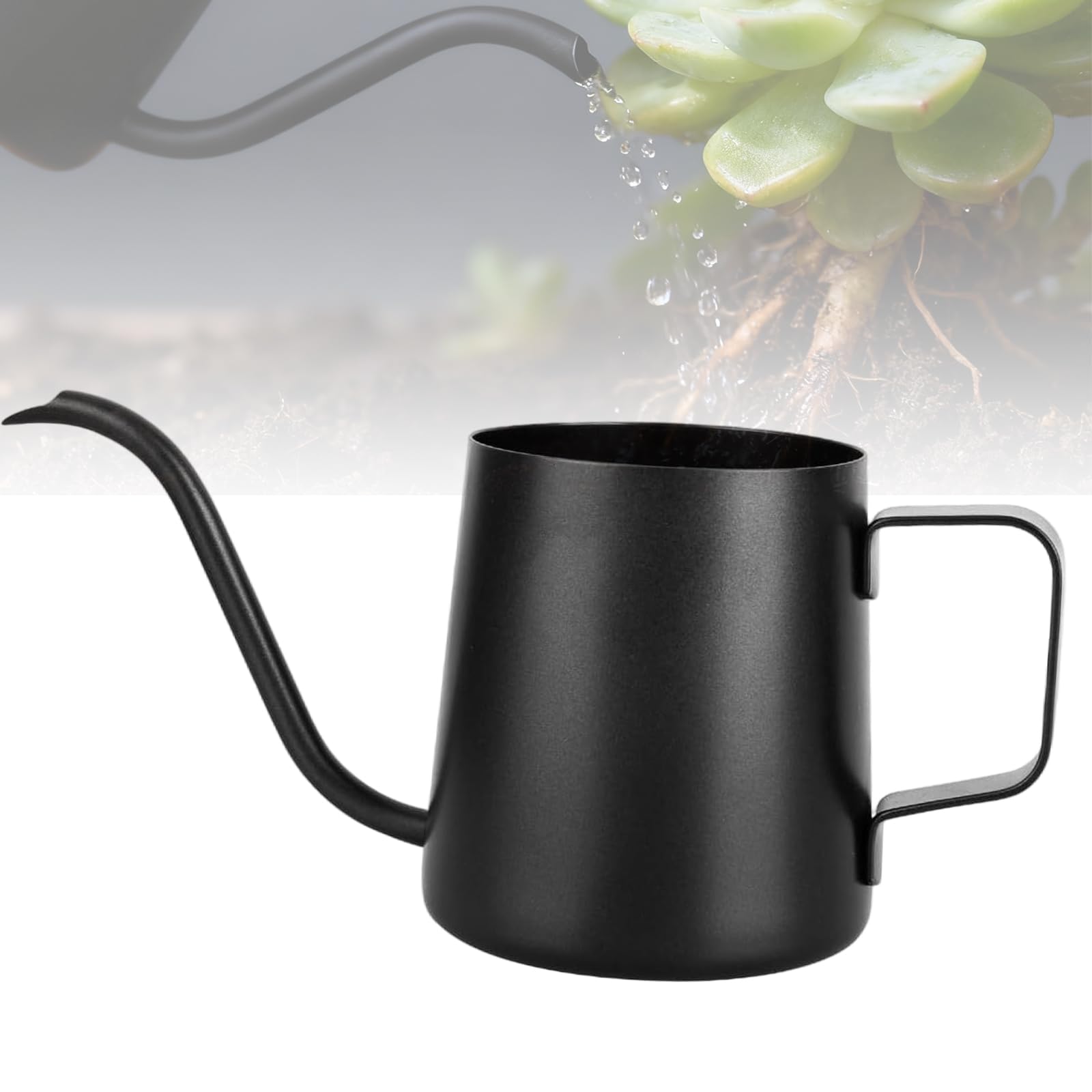 HAPPOW HAPPOW 350 ml Watering Can Small Indoor Plants, Mini Watering Can, Stainless Steel Long Spout Watering Can, Watering Can Indoor Plants, Bonsai Watering Can, Garden Watering Can for Indoor