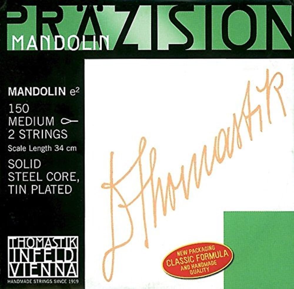 Thomastik Saiten für Mandoline Satz weich mit Schlinge für Mensur 34 cm