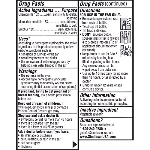 5 Similasan+Earache+Relief+Ear+Drops