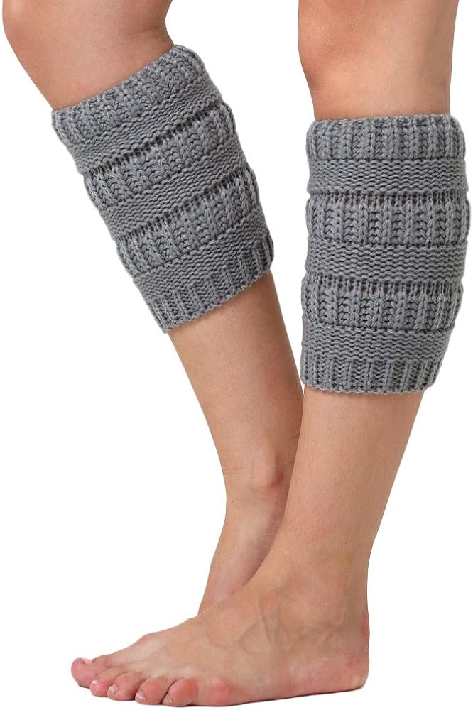 Stricken H/äkelarbeit Kurze Knopf Leg Warmers M/ädchen Stiefel Boot Abdeckung f/ür Winterw/ärmer PHOGARY 4 Paare Stulpen Damen Winter Beinw/ärmer