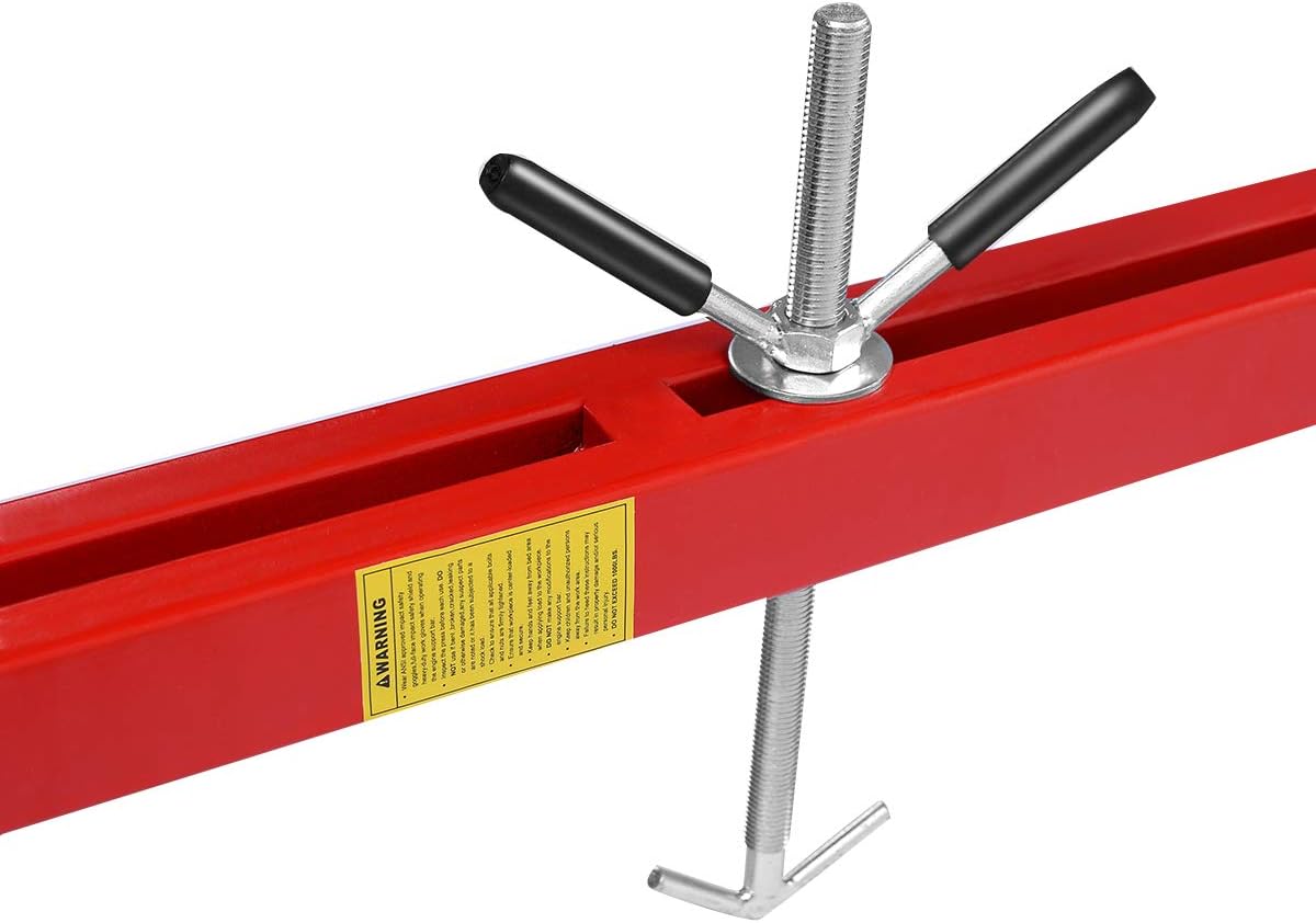 Goplus 1100lbs Engine Support Bar Transverse for Motor Tranny Transmission w/ 2 Points Lift Holder Hoist Dual Hooks: Automotive