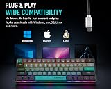 Sumvision Seeker Destroyer II 60% Mechanical Keyboard Red Switch RGB 19 Modes view 6