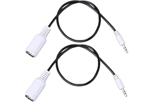 2pcs Type-A MIDI to 3.5mm Adapter, 14" Breakout Cable MIDI Female to TRS 3.5mm Male Audio Converter Accessories for Keyboards