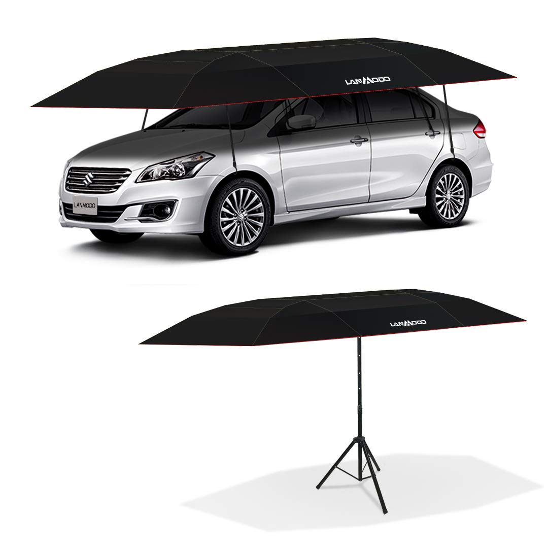 Lanmodo Pro Semi Auto Car Umbrella Tent Cover Movable Carport
