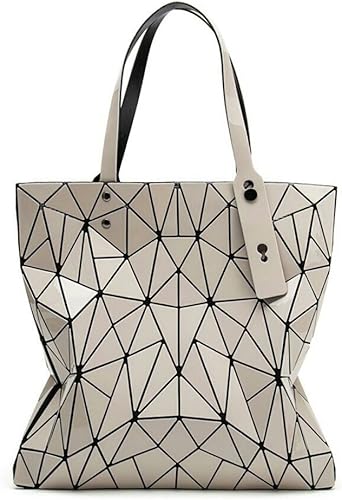 Amazon Baobao風トートバッグ Issey Miyake風 Baobaobag風 バオバオバッグ風 221 Beige 並行輸入品 トートバッグ