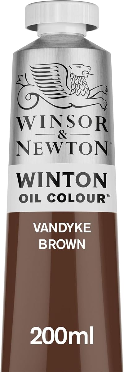 Winsor & Newton Winton 200ml Oil Colour Vandyke Brown