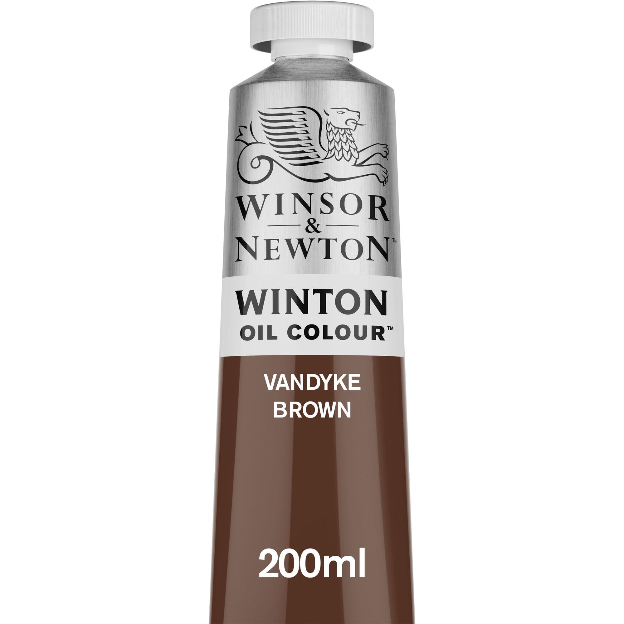 Winsor & Newton Winton 200ml Oil Colour - Vandyke Brown,1437676 — image 1