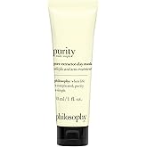 philosophy purity made simple pore extractor clay face mask - with purifying white kaolin clay, salicylic acid & natural exfoliants – removes impurities and reduces the appearance of pores