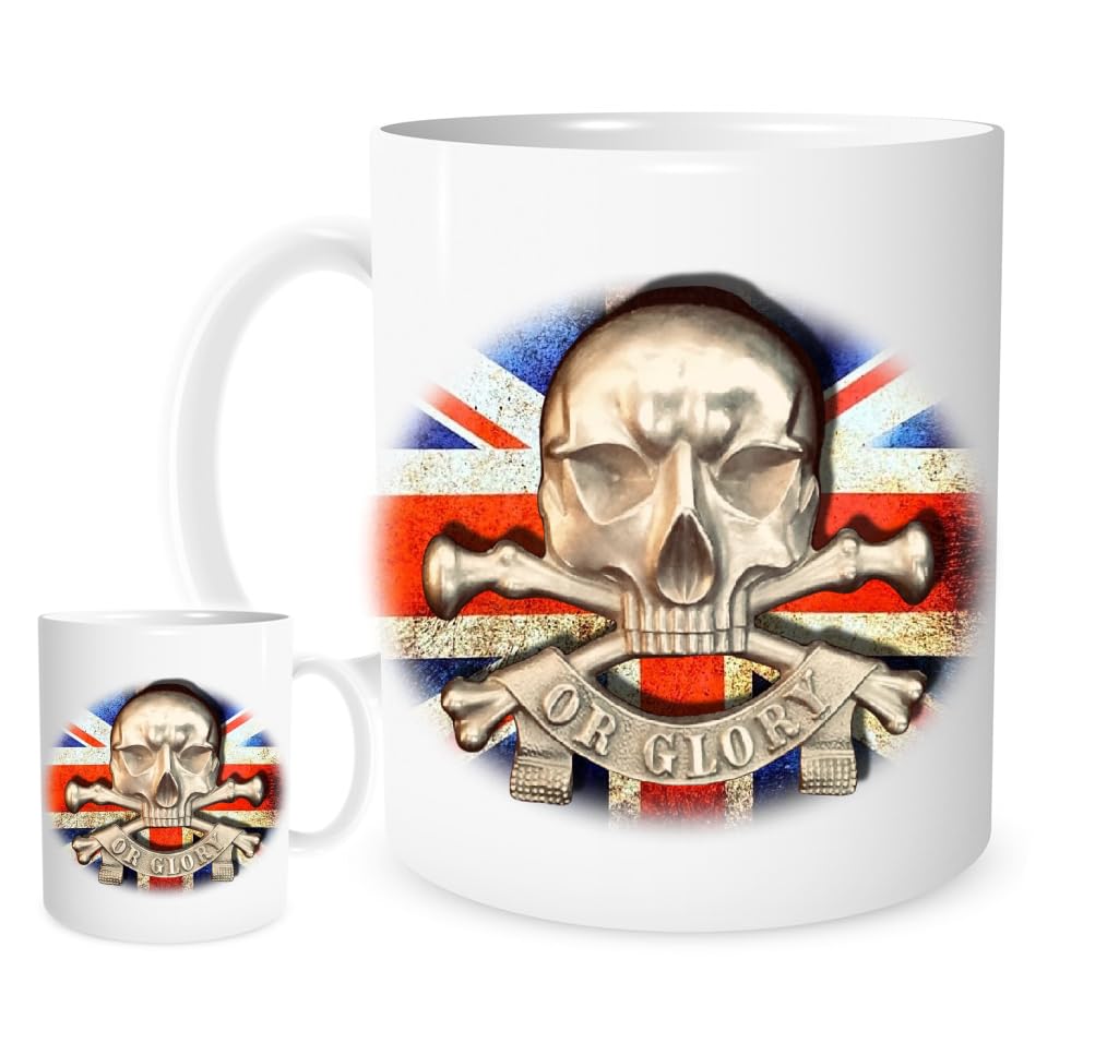 11OZ Death or Glory on Union Jack Mug for Tea or Coffee