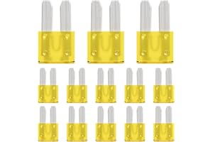 ALLECIN 20 Amp Micro2 Fuse 20Amp Micro 2 Car Fuses 20A Automotive APT ATR Blade Fusibles for RV Vehicle Truck Motorcycle Boat