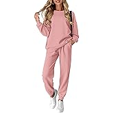 KIRUNDO Sweatsuits Women 2 Piece Outfit Matching Workout Lounge Sets Spring Fall Clothing Tracksuit Airport Travel Outfits