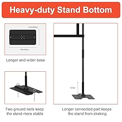 Upgrade Projector Screen Heavy-Duty Stand 120 inch