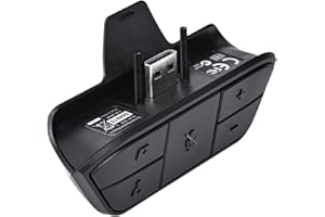 Bosmarlin Stereo Headset Adapter for Controller & Series X|S Controller/Adjust Audio Balance (Game Sound & Voice Chat), Volume, Mic Directly