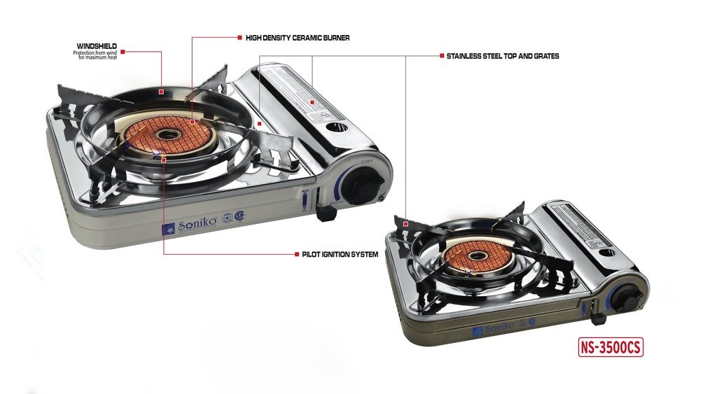 M.V. Trading Portable Gas Stove with Carry Case Buy Online in UAE