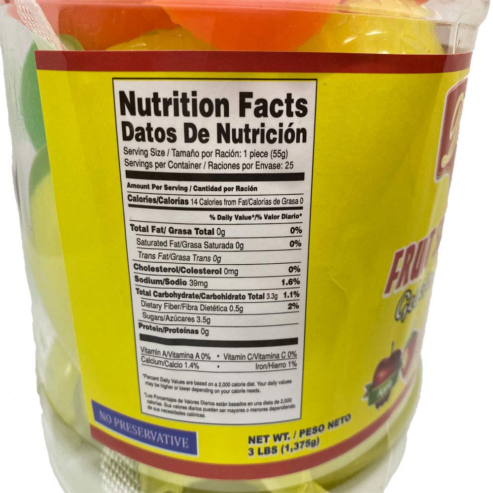 Deli Fruti Jelly Fruit Candy - As seen on tik tok - Jar of fruity