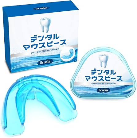 Amazon Grocia デンタルマウスピース 取扱説明書付 1個入り G 008 クリアブルー Grocia 歯ぐきマッサージ 通販