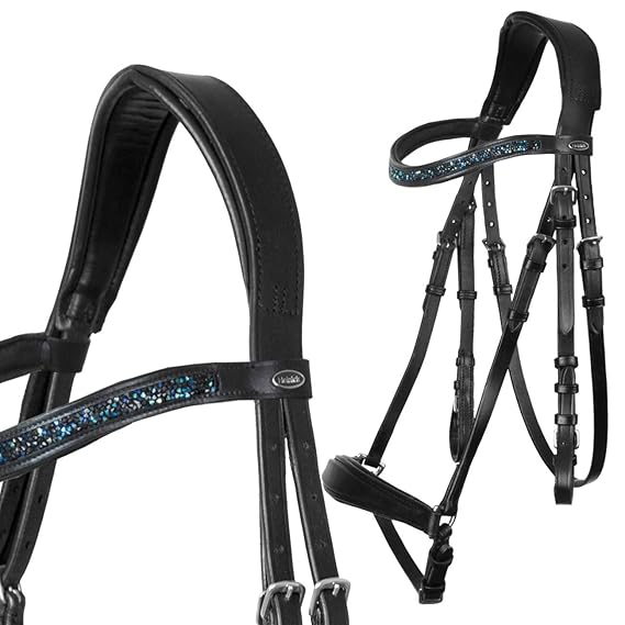 Heinick-Reitsport Comfort Trense hannoveranisch Schwarz ~ Lugano ~ WB VB