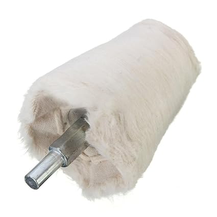 SODIAL 47 x 3MM Soft Cone Felt Polishing Buffing Wheel for Dremel Rotary Tool Shank R