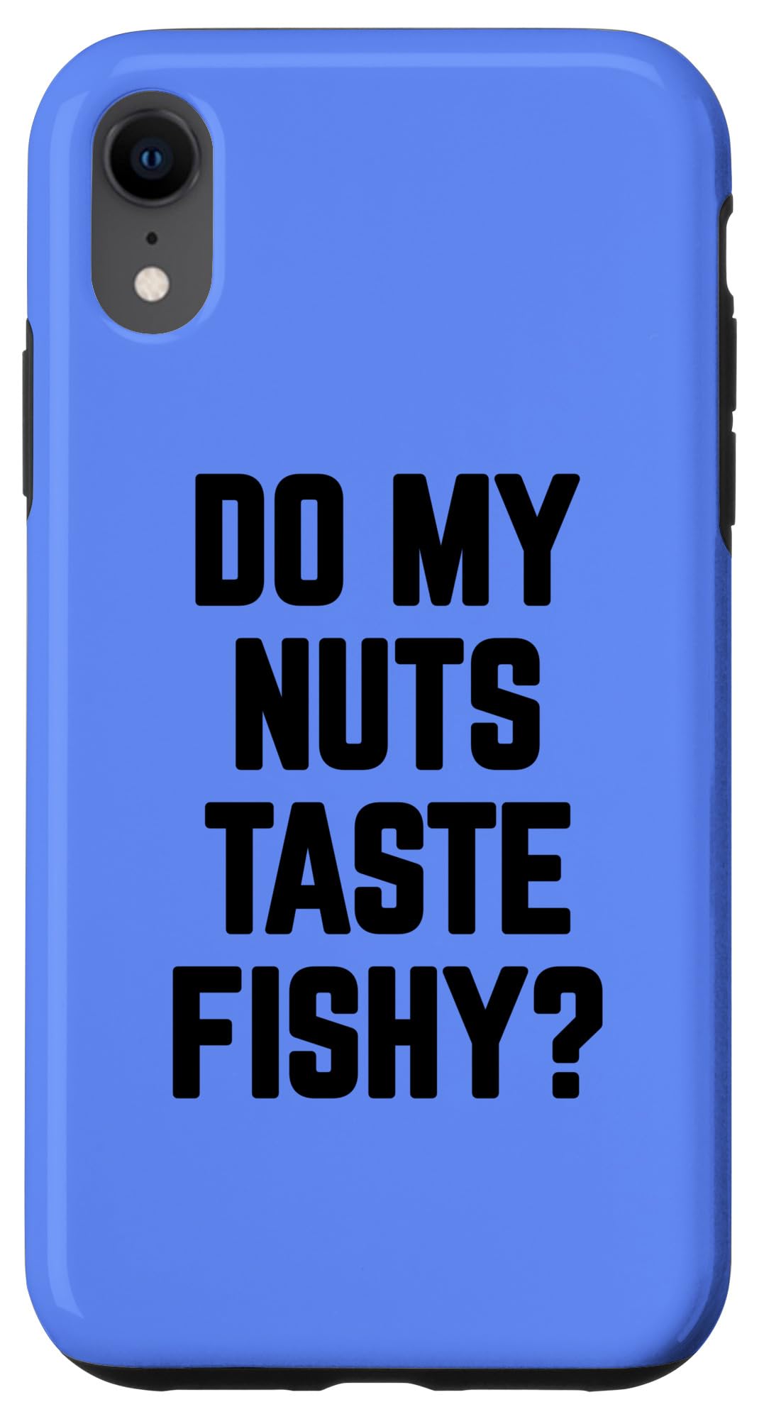 iPhone XR Do My Nuts Taste Fishy? Ambiguous Funny Inappropriate Lines Case