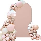 Fivenl Spandex Fitted Wedding Arch Cover, Cameo