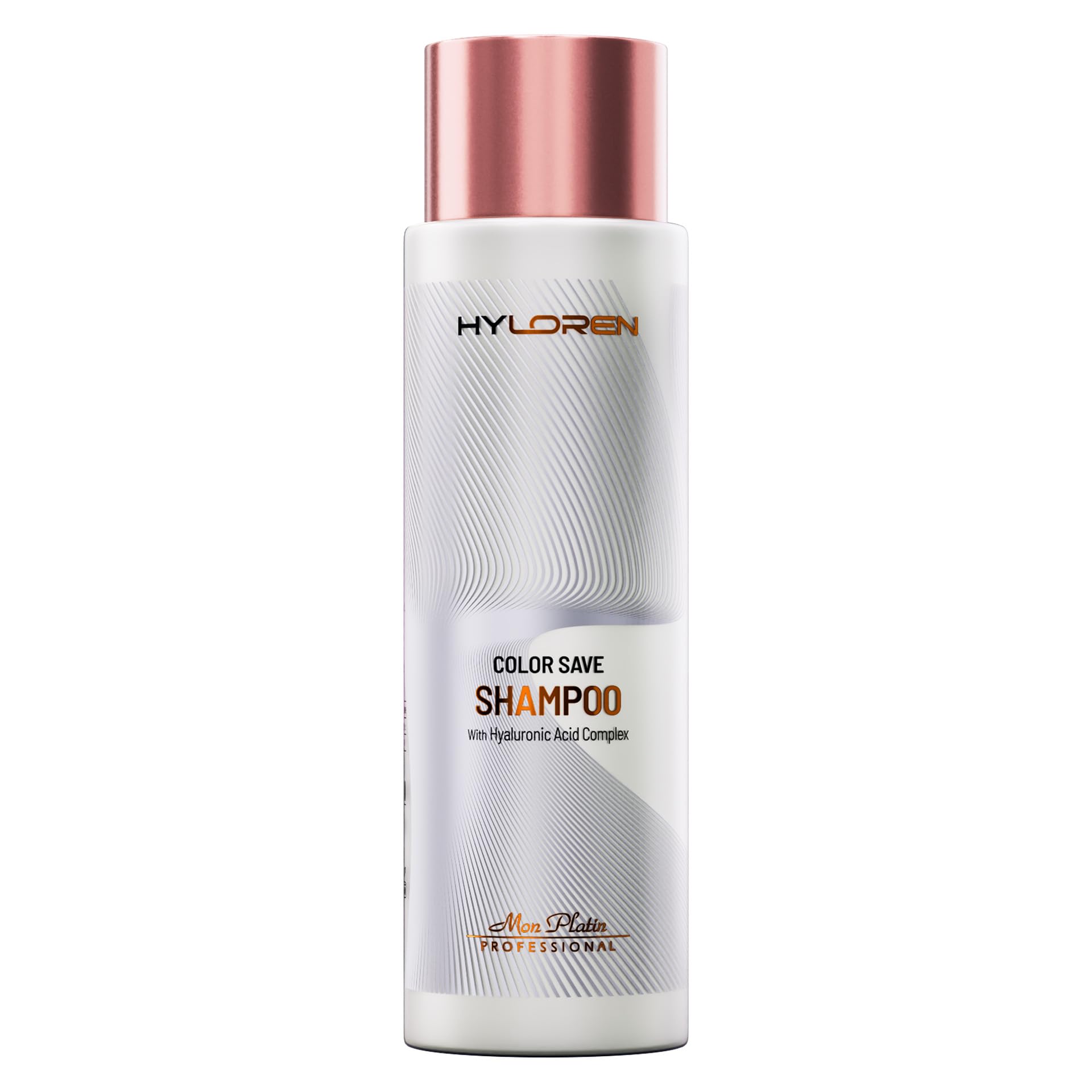 Mon Platin Professional Mon Platin HY Loren Shampoo for Damaged Hair with Hyaluronic Acid – 500 ml Premium Color Save Repair Shampoo to Prevent Fading and Discoloration – For Dry and Frizzy Hair