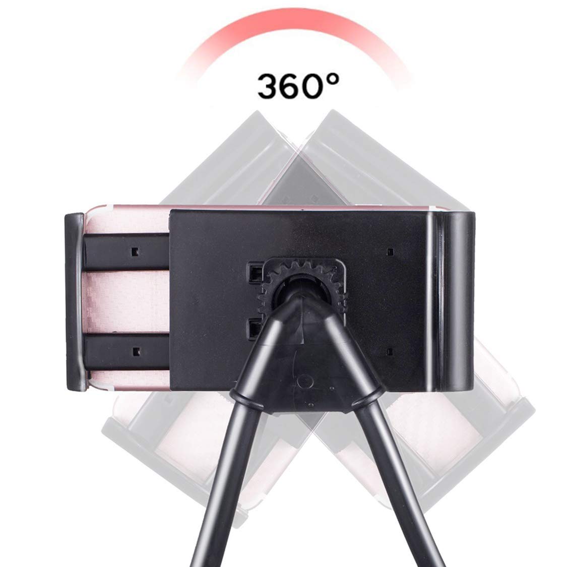 Lazy Cell Phone Holder for Neck, 360 Degree Free Rotating Mount, Universal Tablet Holder Mobile Phone Stand Bracket for Phone, iPad, Kindle