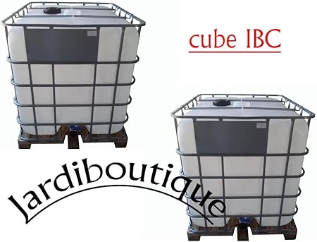 Jardiboutique Two 1000 Litre Ibc Tanks For Water Supply Amazon Co