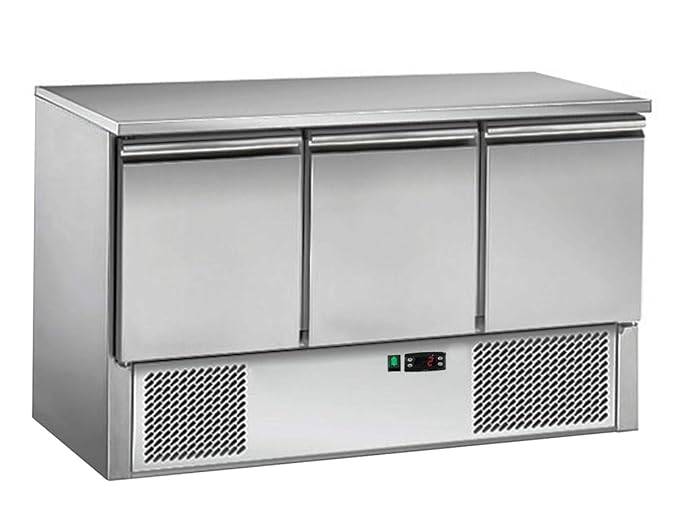 Nevera para ensalada (Eco, 1,37 x 0,7 m, con 3 puertas): Amazon.es ...