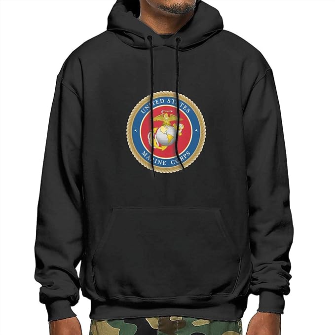 Amazon.com: Woijkfkasvxz US Marine Corps Hoodie Pullover Sweatshirt Men's Hoodie: Clothing