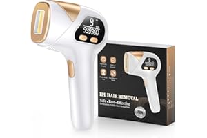 LYSMOSKI Laser Hair Removal for Women and Men, Safe at-Home Hair Removal Device, Hair Laser Removal with Long-Lasting in Hair Reduction for Armpits Back Legs Arms Face Bikini Line