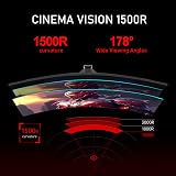 Gawfolk 34 Inch Ultrawide Curved 144Hz Monitor 3440x1440 1500R FreeSync view 4