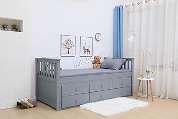 Westwood 3ft Single Daybed Solid Wood Frame No Mattress With 3