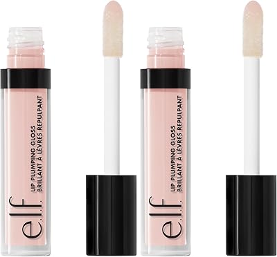 e.l.f. Lip Plumping Gloss Pink Paloma Set of 2 High Shine