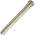 Westbrass D421-01 1-1/14" x 12" Slip Joint Extension Tube, 1 Pack, Polished Brass