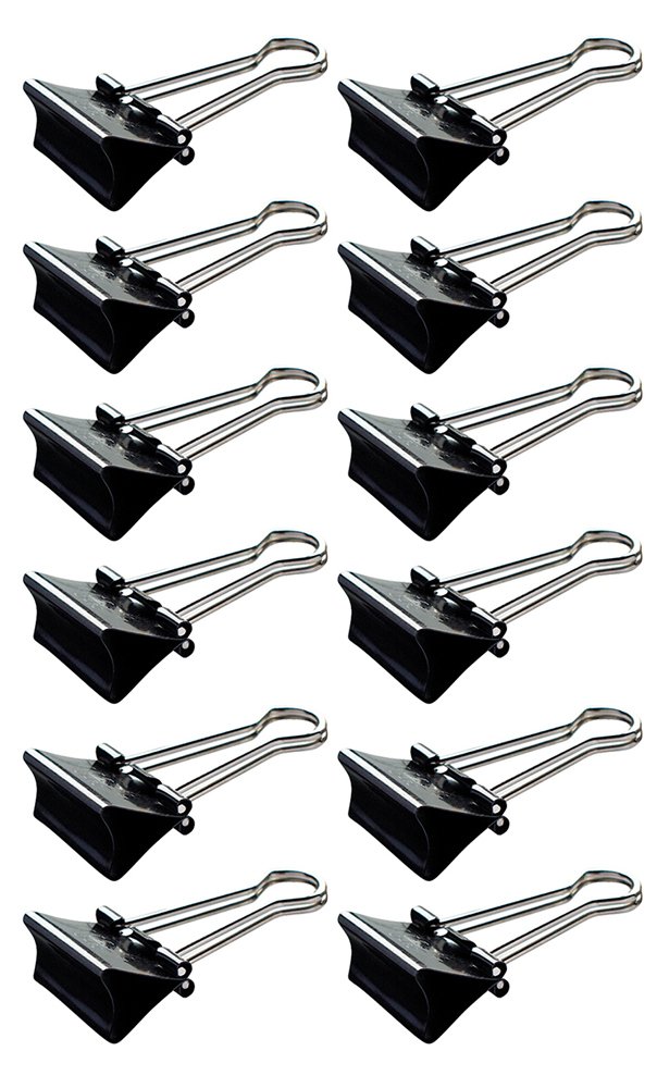 MAUL 21313-90 Foldback Clip Black Width 13 mm Clamp Width 4 mm