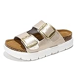 Project Cloud Genuine Leather Platform Sandals