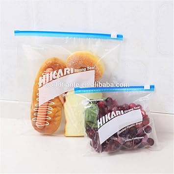 Slide-Rite Plastic Multi-Purpose Storage Slider Bag, 500 Gm, 1 Kg. ( Pack Of 30 Piece )