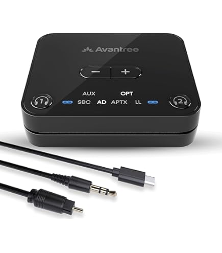 Amazon.com: Sennheiser BT T100 Bluetooth Audio Transmitter, Black