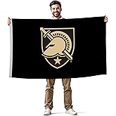 Army Black Knights College Sports Printed Flag - NCAA Licensed - Nylon - School Banner (Black, Gold) (3' x 5')