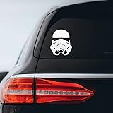 Storm Trooper Helmet Sticker Decal Notebook Car