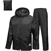 SWISSWELL Rain Suits for Men Women Waterproof Rain Gear for Fishing Heavy Duty Work Raincoat and Pants