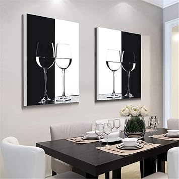 Amazon De Yhegv Moderne Minimalistische Objekte Der Dekoration Malerei Wandmalerei Esszimmer Lounge