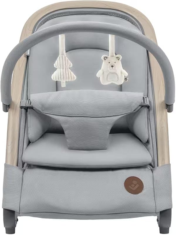Kori 2-in-1-Babywippe mit Spielzeugbogen, 0-15kg, Classic Beige